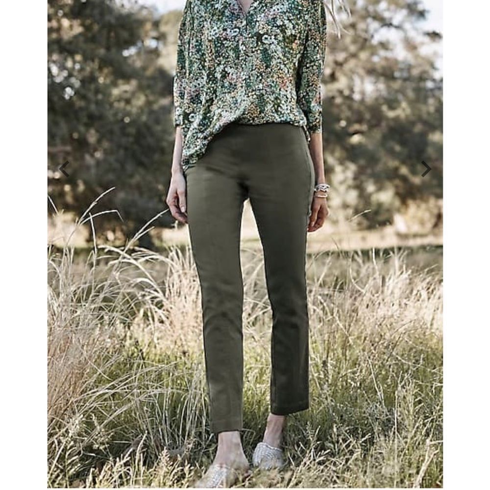 J. Jill Essential Slim Ankle Stretch Pants Size 2